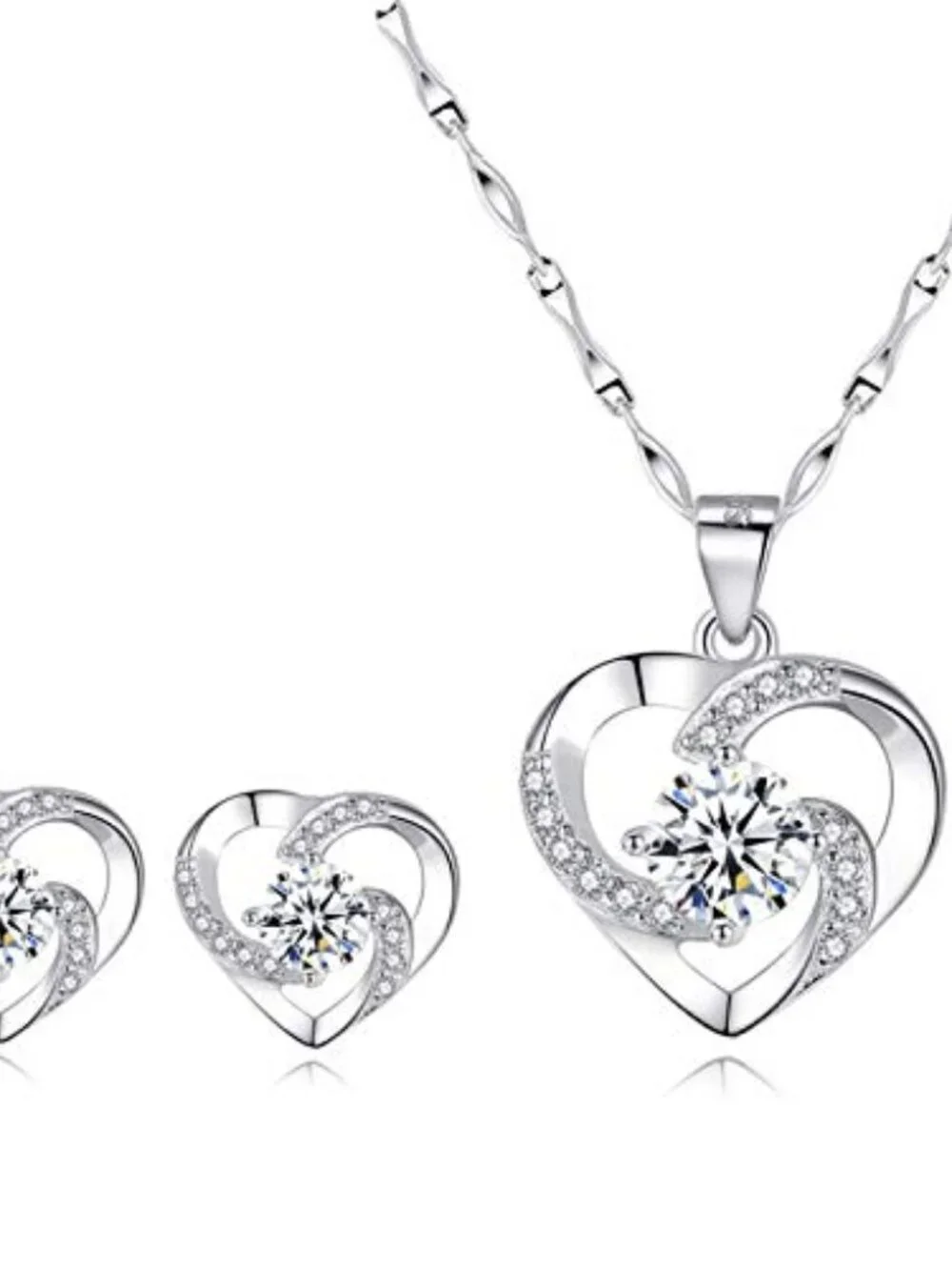 BRAND NEW Jewelry Set for women, 925 Sterling Silver Stud Earrings